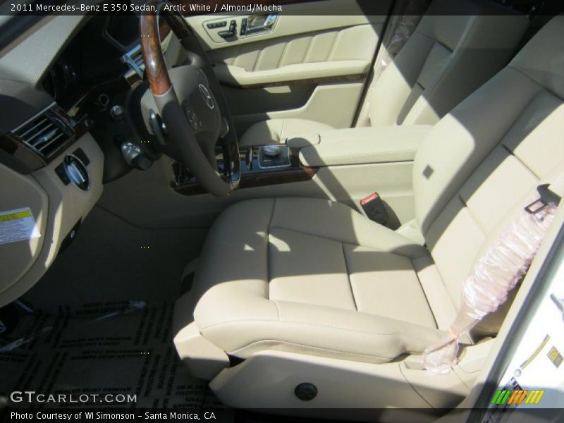 Arctic White / Almond/Mocha 2011 Mercedes-Benz E 350 Sedan