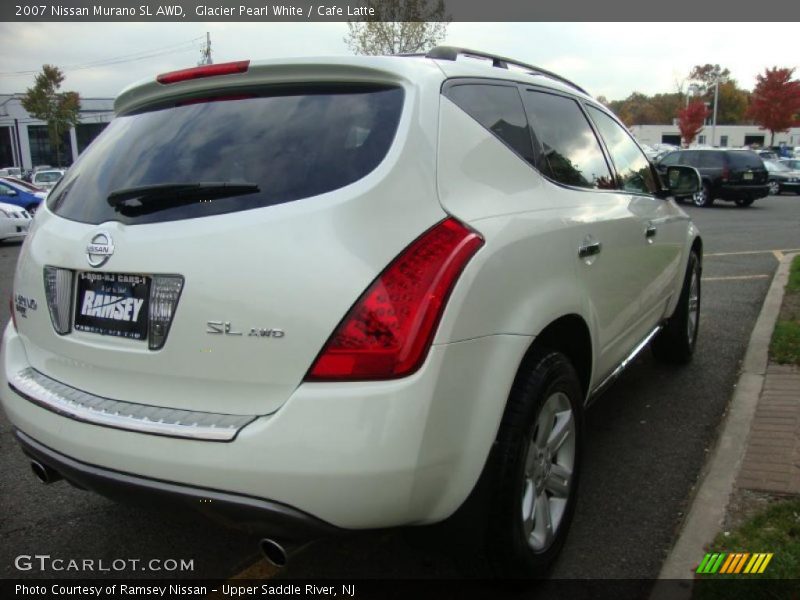 Glacier Pearl White / Cafe Latte 2007 Nissan Murano SL AWD