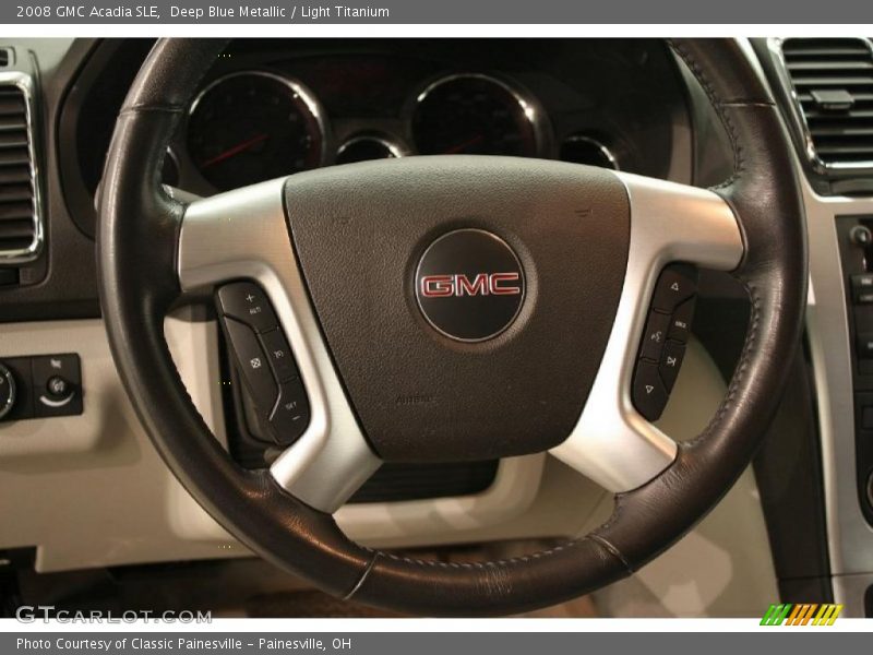 Deep Blue Metallic / Light Titanium 2008 GMC Acadia SLE