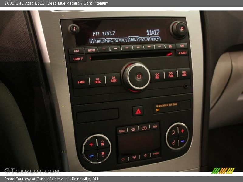 Deep Blue Metallic / Light Titanium 2008 GMC Acadia SLE