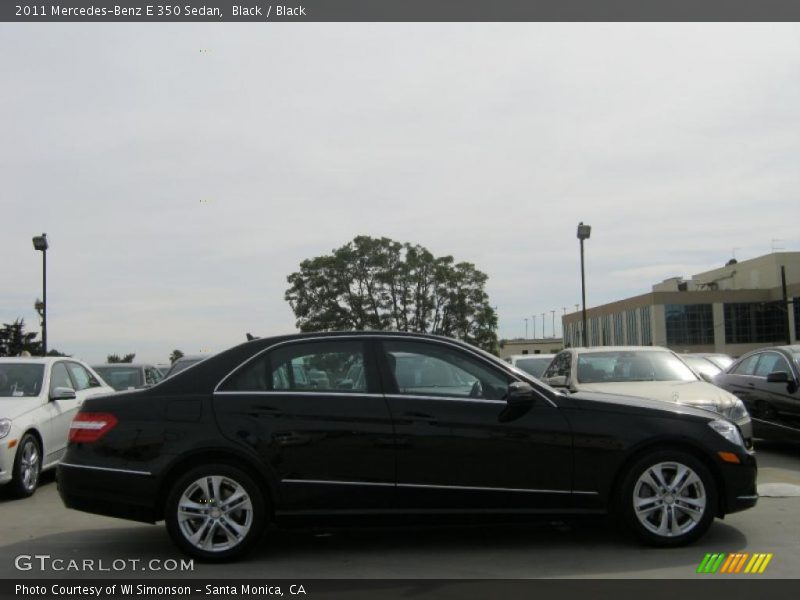 Black / Black 2011 Mercedes-Benz E 350 Sedan
