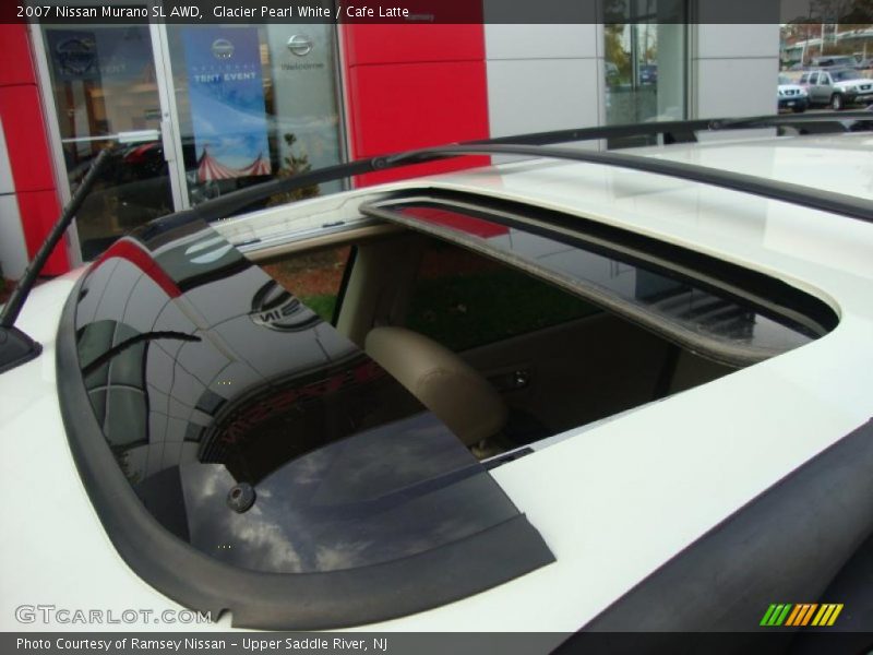 Glacier Pearl White / Cafe Latte 2007 Nissan Murano SL AWD