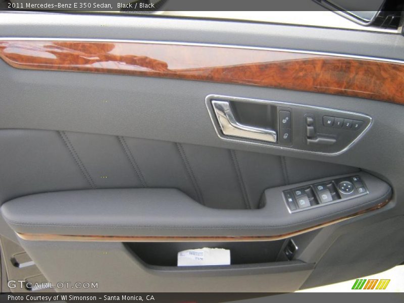 Black / Black 2011 Mercedes-Benz E 350 Sedan
