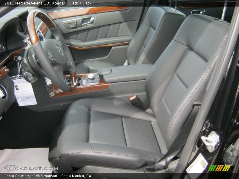 Black / Black 2011 Mercedes-Benz E 350 Sedan