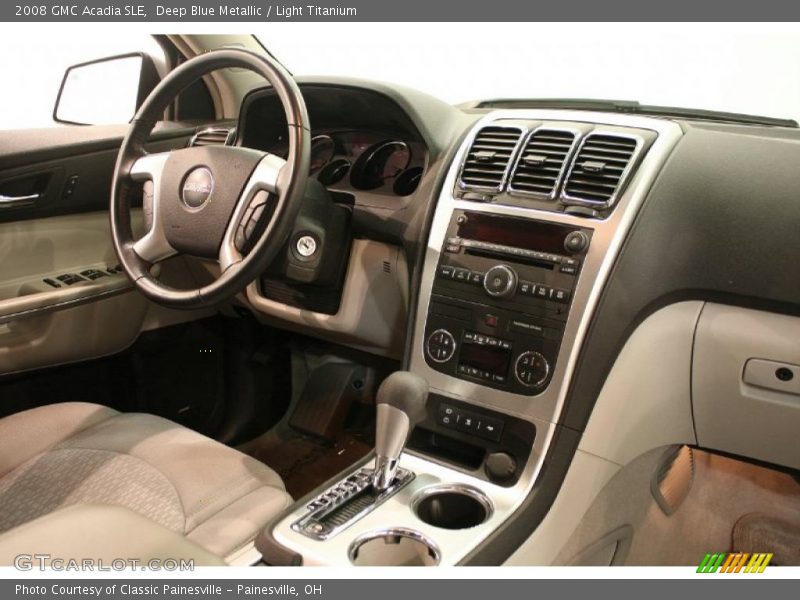 Deep Blue Metallic / Light Titanium 2008 GMC Acadia SLE