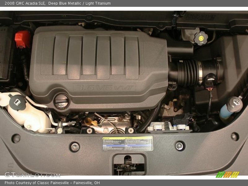 Deep Blue Metallic / Light Titanium 2008 GMC Acadia SLE