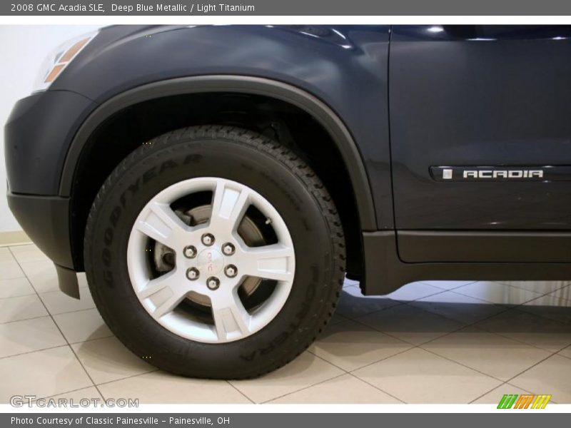 Deep Blue Metallic / Light Titanium 2008 GMC Acadia SLE
