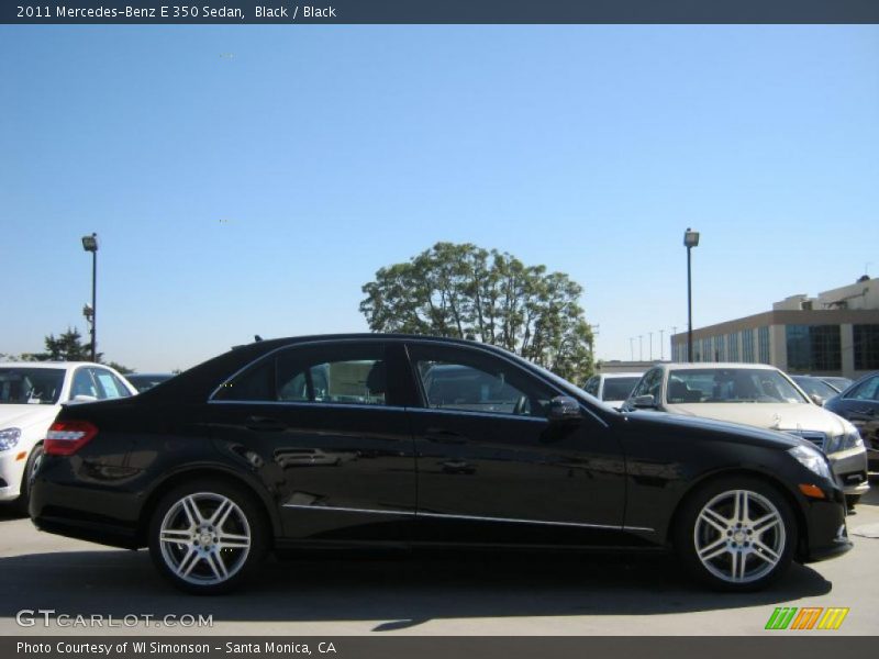 Black / Black 2011 Mercedes-Benz E 350 Sedan