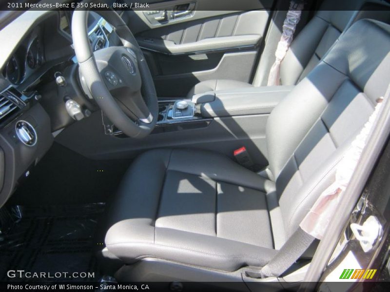 Black / Black 2011 Mercedes-Benz E 350 Sedan