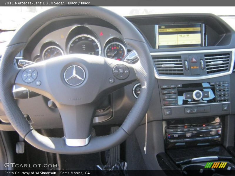 Black / Black 2011 Mercedes-Benz E 350 Sedan