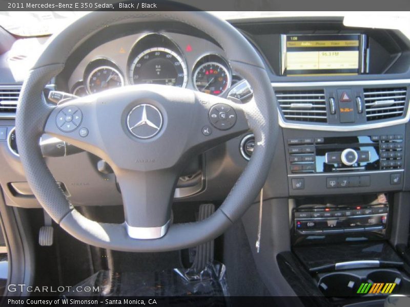 Black / Black 2011 Mercedes-Benz E 350 Sedan