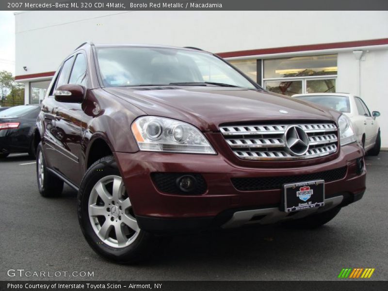 Borolo Red Metallic / Macadamia 2007 Mercedes-Benz ML 320 CDI 4Matic