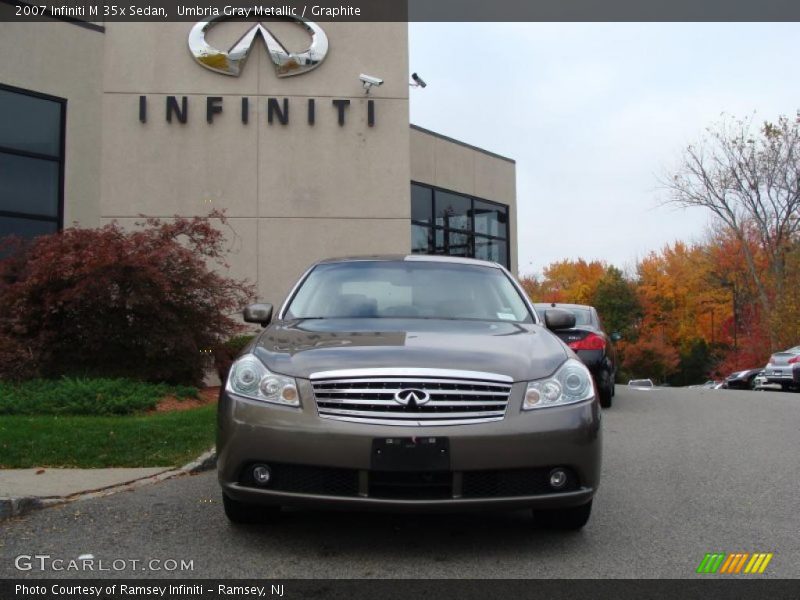 Umbria Gray Metallic / Graphite 2007 Infiniti M 35x Sedan