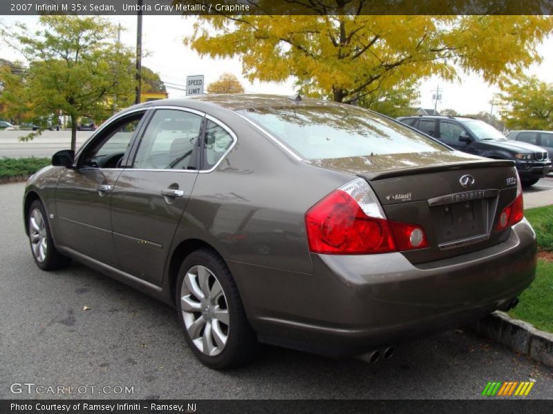 Umbria Gray Metallic / Graphite 2007 Infiniti M 35x Sedan
