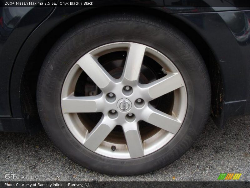 Onyx Black / Black 2004 Nissan Maxima 3.5 SE