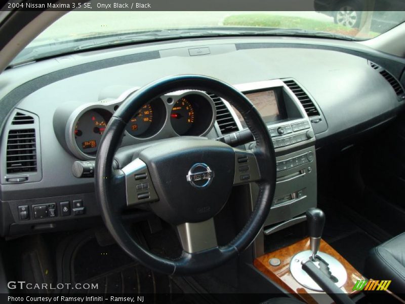 Onyx Black / Black 2004 Nissan Maxima 3.5 SE