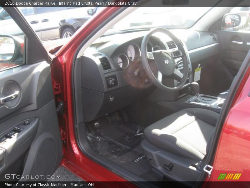 Inferno Red Crystal Pearl / Dark Slate Gray 2010 Dodge Charger Rallye