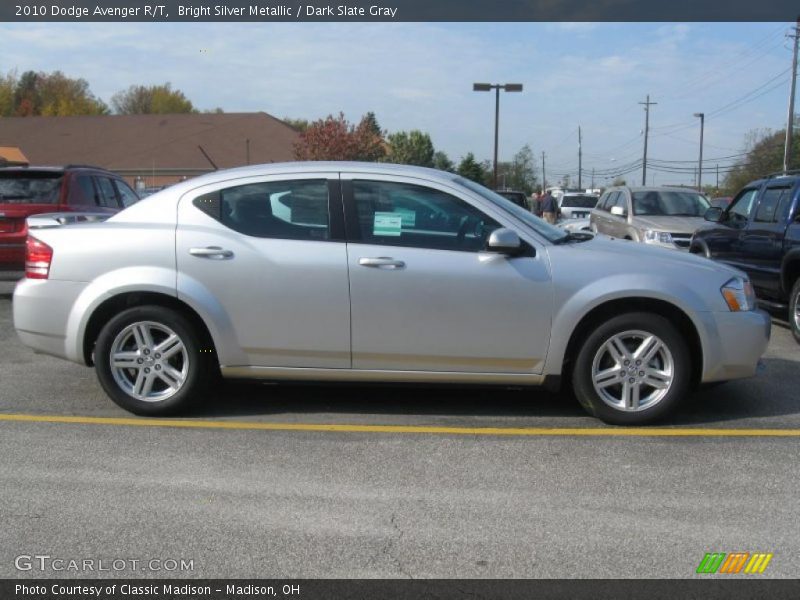 Bright Silver Metallic / Dark Slate Gray 2010 Dodge Avenger R/T