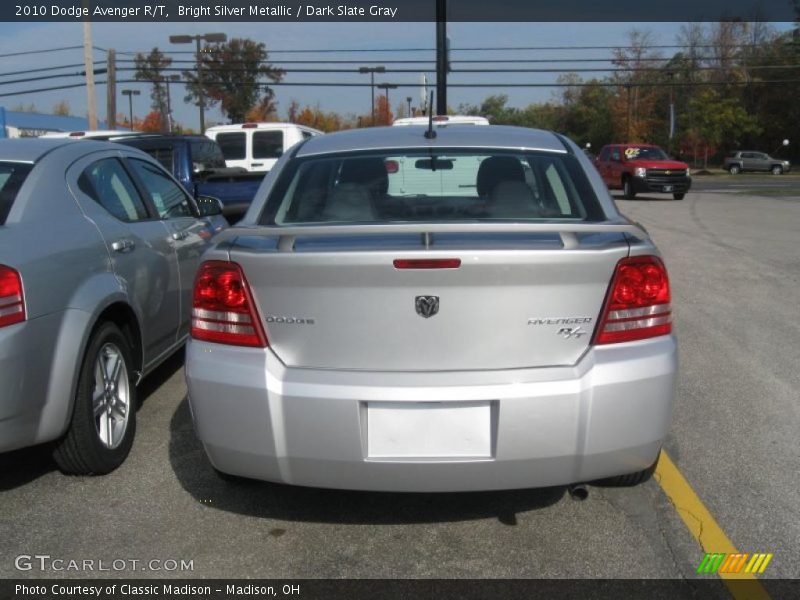 Bright Silver Metallic / Dark Slate Gray 2010 Dodge Avenger R/T