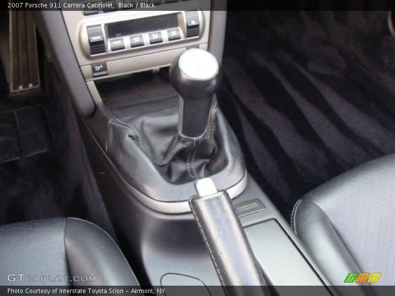 Black / Black 2007 Porsche 911 Carrera Cabriolet