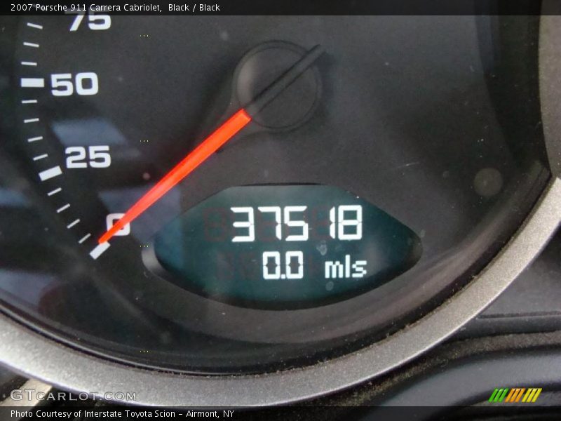 Black / Black 2007 Porsche 911 Carrera Cabriolet