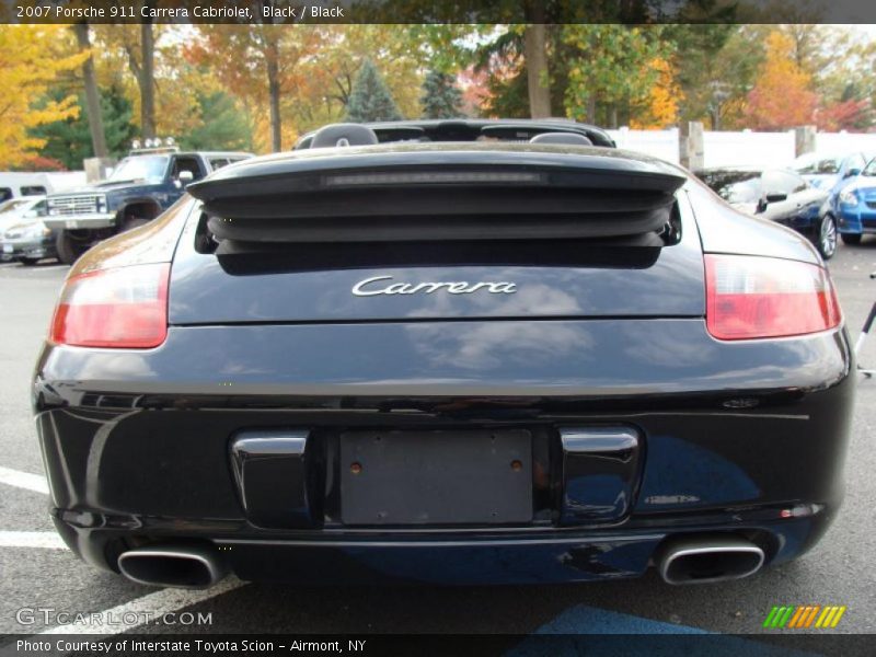 Black / Black 2007 Porsche 911 Carrera Cabriolet