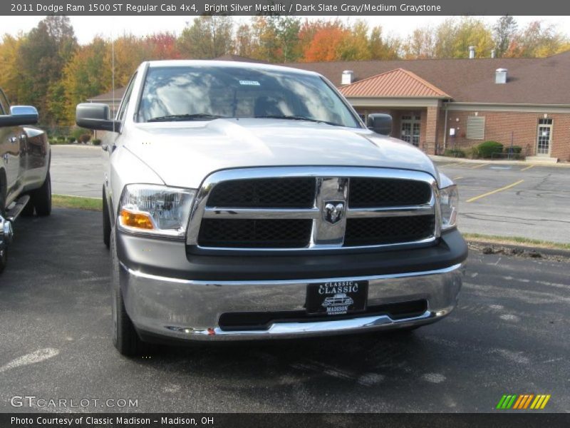Bright Silver Metallic / Dark Slate Gray/Medium Graystone 2011 Dodge Ram 1500 ST Regular Cab 4x4