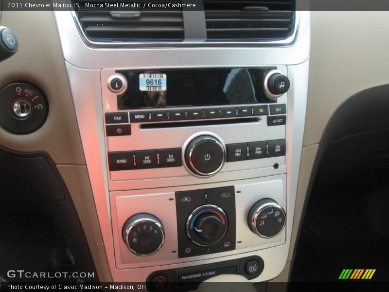 Mocha Steel Metallic / Cocoa/Cashmere 2011 Chevrolet Malibu LS
