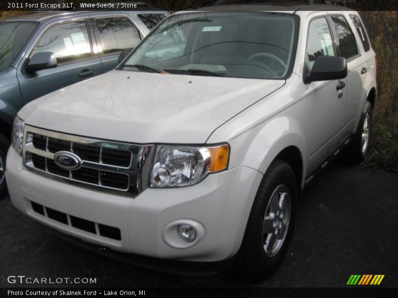 White Suede / Stone 2011 Ford Escape XLT