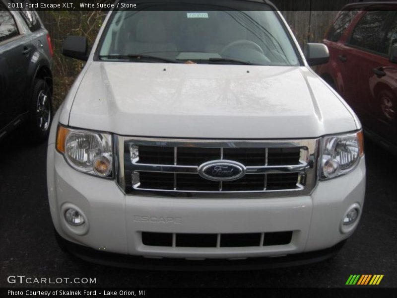 White Suede / Stone 2011 Ford Escape XLT