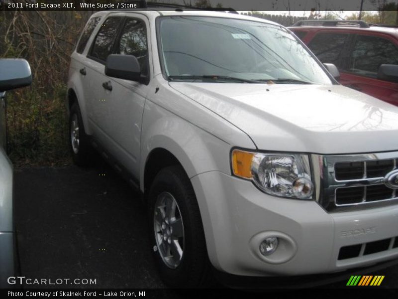 White Suede / Stone 2011 Ford Escape XLT
