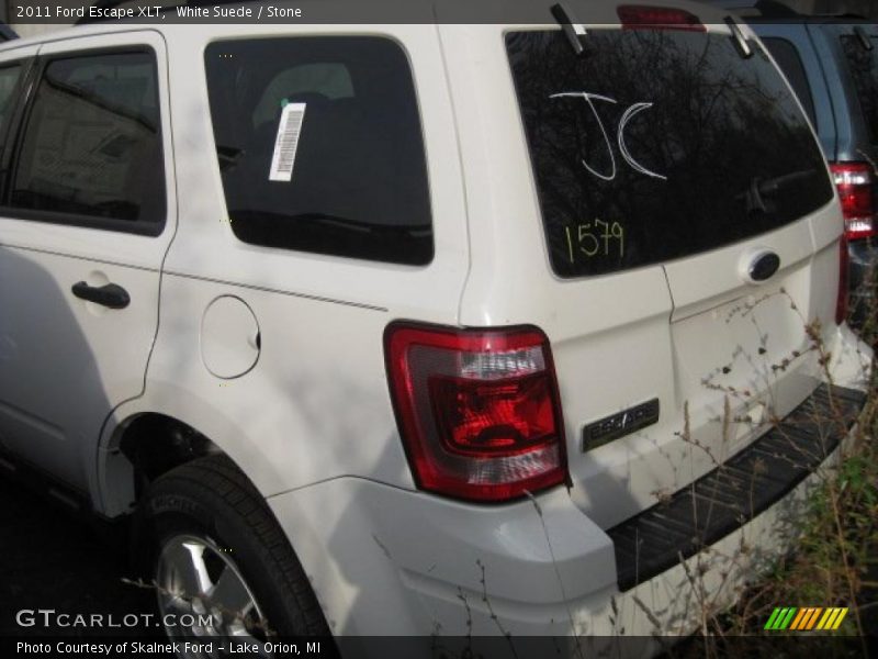 White Suede / Stone 2011 Ford Escape XLT