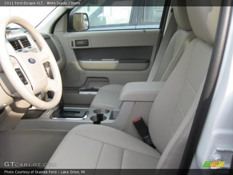 White Suede / Stone 2011 Ford Escape XLT