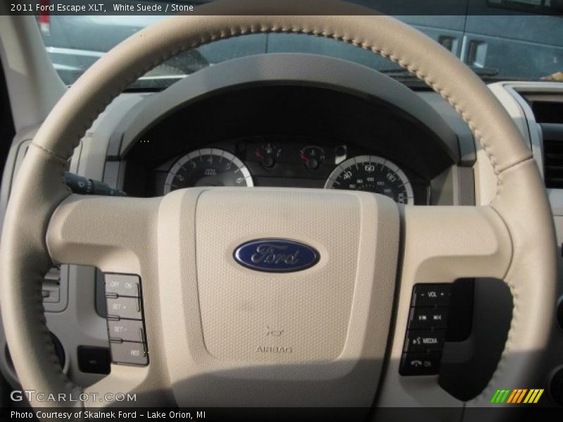 White Suede / Stone 2011 Ford Escape XLT
