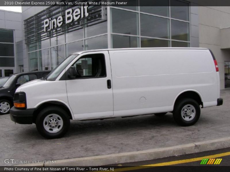Summit White / Medium Pewter 2010 Chevrolet Express 2500 Work Van