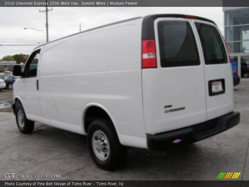 Summit White / Medium Pewter 2010 Chevrolet Express 2500 Work Van