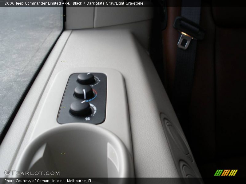 Black / Dark Slate Gray/Light Graystone 2006 Jeep Commander Limited 4x4