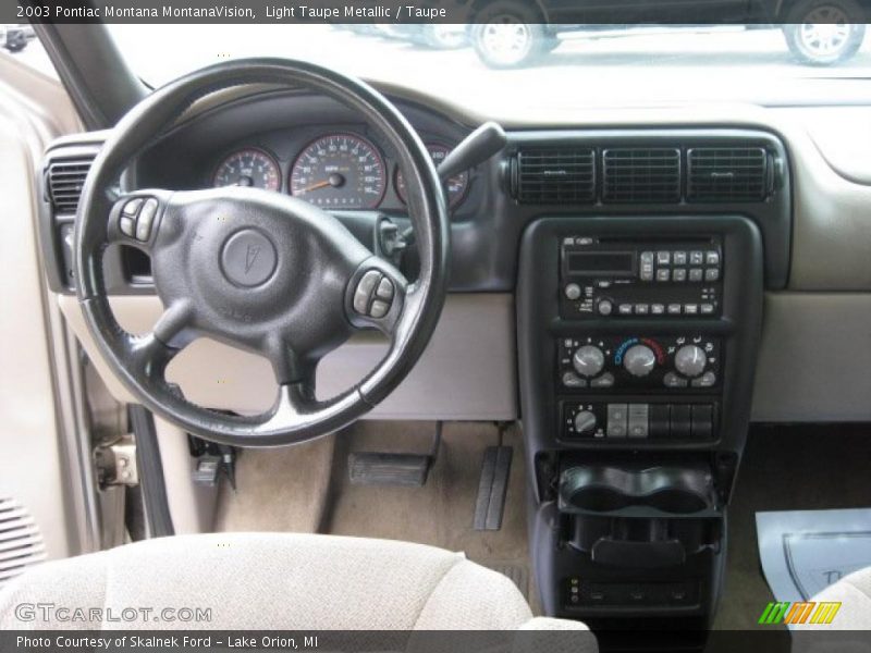 Light Taupe Metallic / Taupe 2003 Pontiac Montana MontanaVision