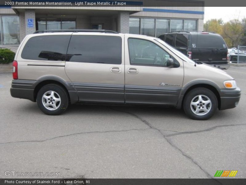 Light Taupe Metallic / Taupe 2003 Pontiac Montana MontanaVision