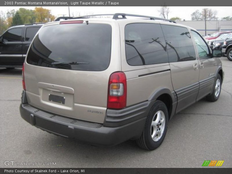 Light Taupe Metallic / Taupe 2003 Pontiac Montana MontanaVision