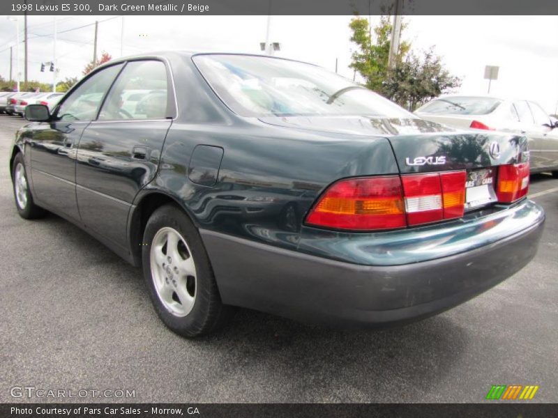 Dark Green Metallic / Beige 1998 Lexus ES 300