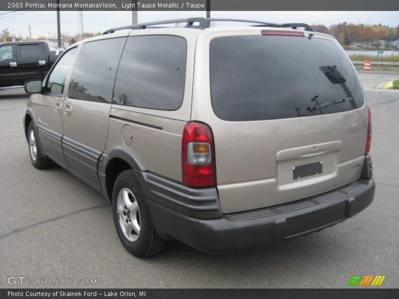 Light Taupe Metallic / Taupe 2003 Pontiac Montana MontanaVision