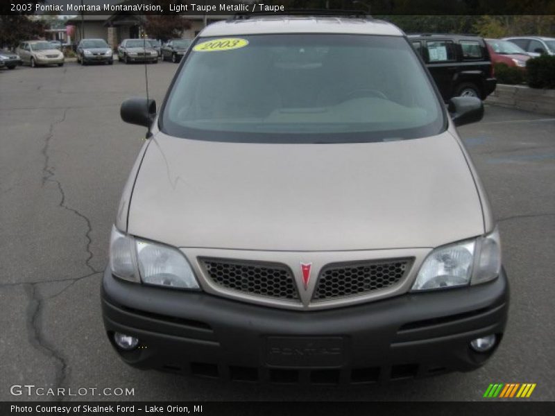Light Taupe Metallic / Taupe 2003 Pontiac Montana MontanaVision
