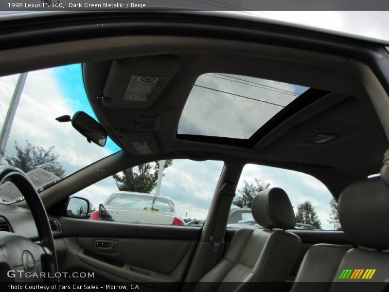 Dark Green Metallic / Beige 1998 Lexus ES 300