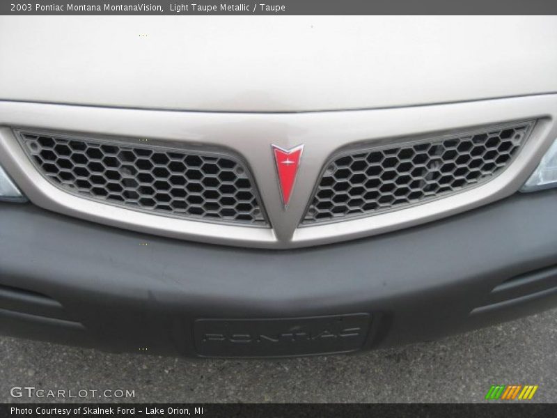 Light Taupe Metallic / Taupe 2003 Pontiac Montana MontanaVision