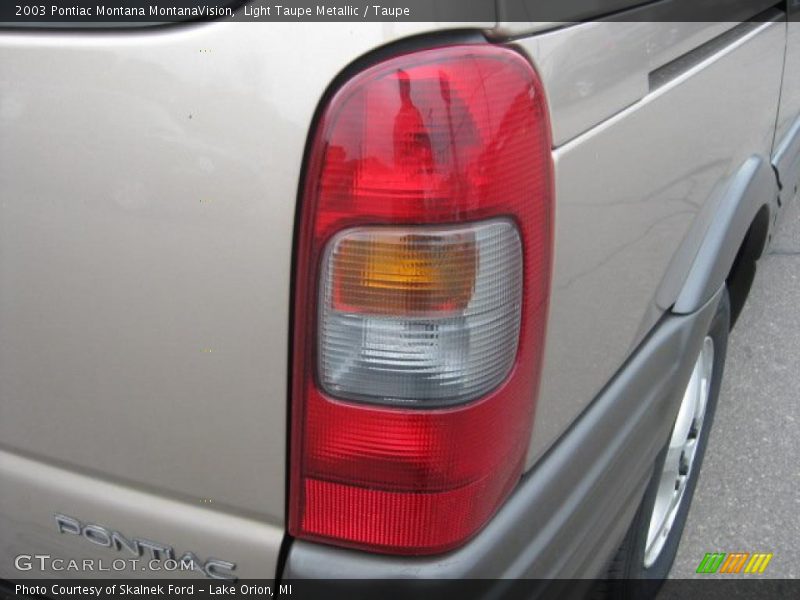Light Taupe Metallic / Taupe 2003 Pontiac Montana MontanaVision