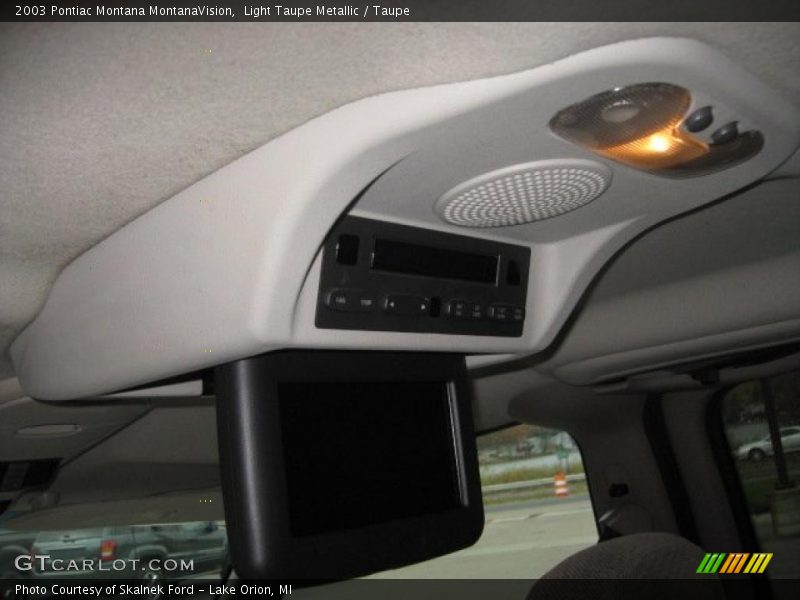 Controls of 2003 Montana MontanaVision