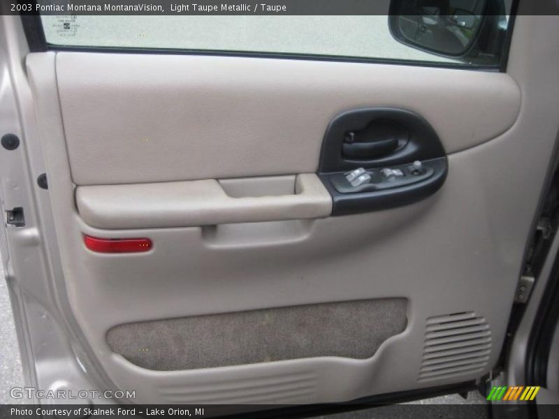 Light Taupe Metallic / Taupe 2003 Pontiac Montana MontanaVision