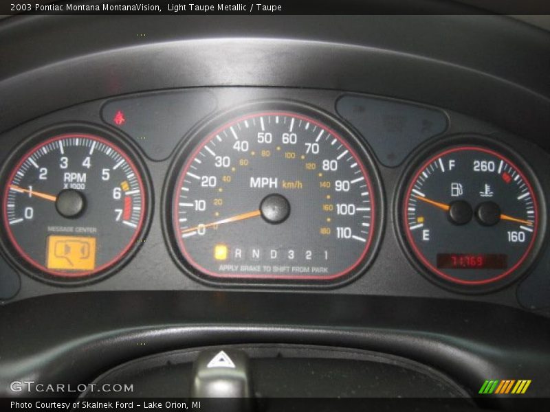  2003 Montana MontanaVision MontanaVision Gauges
