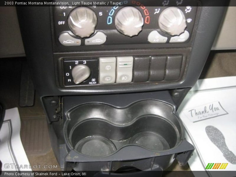 Light Taupe Metallic / Taupe 2003 Pontiac Montana MontanaVision